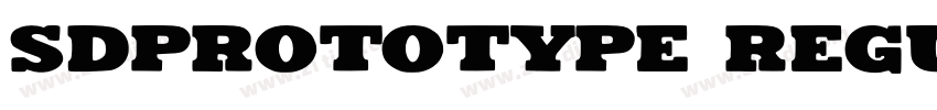 sdprototype Regular字体转换